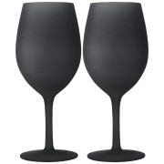 Poháre na víno Brunner Wineglass Blacksatin - 2ks čierna