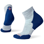 Dámske ponožky Smartwool Run Targeted Cushion Ankle Socks W sivá/oranžová Light Gray