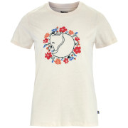 Dámske tričko Fjällräven Fjällblomster Fox T-shirt W biela Chalk White