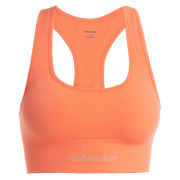 Športová podprsenka Icebreaker Women Merino Seamless Active Bra oranžová Tang