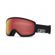 Detské lyžiarske okuliare Giro Stomp Black Wordmark Amber Scarlet