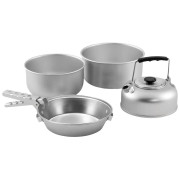 Set riadov Easy Camp Adventure Cook Set L strieborná Silver