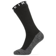 Nepremokavé ponožky SealSkinz Nordelph čierna/sivá Black/Grey Marl/White