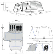 Nafukovací stan Outwell Airville 6SA