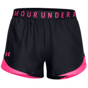 Dámske kraťasy Under Armour Play Up Shorts 3.0 čierna/fialová Black / Cerise / Cerise