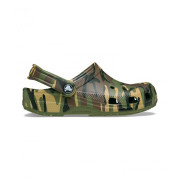 Detské papuče Crocs Classic Camouflage Clog Army Green/Multi