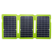 Solárny panel Swissten FOLDABLE SOLAR PANEL 21W čierna/zelená