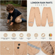 Detské nepremokavé nohavice DucKsday Rainpants Londen/sand