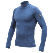 Pánske funkčné tričko Sensor Merino Bold Roll Neck dl.rukáv modrá Cool Blue