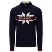 Pánsky sveter Dale of Norway Nåle Masc. Sweater tmavomodrá/biela Marine Offwhite