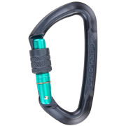 Karabína Skylotec Lime SG (screw gate) sivá/zelená Anthracite/Acquamarine