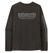 Pánske tričko Patagonia M's L/S Cap Cool Daily Shirt - Hut Tripper čierna Black
