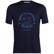 Pánske tričko Icebreaker Men Tech Lite II SS Tee Canopy Camper
