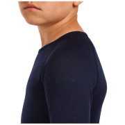 Detské funkčné tričko Icebreaker K 200 Oasis LS Crewe Midnight Navy