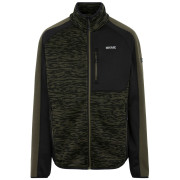 Pánska mikina Regatta Oakar zelená OliveNgt/Blk