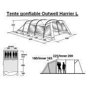 Nafukovací stan Outwell Harrier L