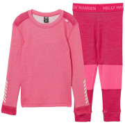 Detský funkčný set Helly Hansen K Lifa Merino Set Hot Pink ružová 074 Hot Pink