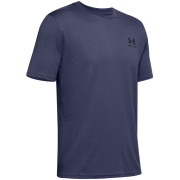 Pánske tričko Under Armour Sportstyle Left Chest SS modrá/čierna BlueInk/Black