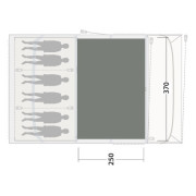 Koberec ku stanu Outwell Cozy Carpet Florida / Alabama 6 Air