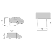 Prístrešok Easy Camp Voss Canopy II.