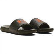 Pánske papuče Under Armour M Ansa Graphic zelená Marine OD Green / Marine OD Green / Orange Blast