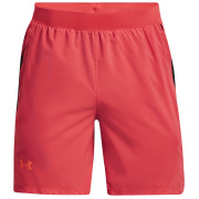 Pánske kraťasy Under Armour Launch 7" Shorts červená Chakra / Black / Reflective