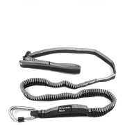 Vôdzka s amortizérom Mountain Paws Shock Absorber Dog Lead čierna Black