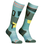 Dámske podkolienky Ortovox Freeride Long Socks Cozy Women's svetlomodrá Ice Waterfall