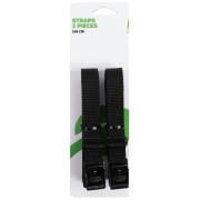 Popruhy Bo-Camp Straps 18 mm / 200 cm 2 pcs čierna Black