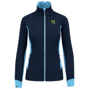 Dámska mikina Karpos Pizzocco Evo W Full-Zip Fleece modrá Sky Captain/Blue Atoll