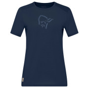 Dámske tričko Norrona femund equaliser merino T-shirt tmavomodrá Indigo Night