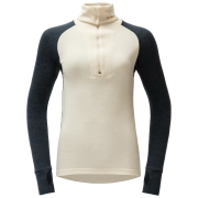 Dámske funkčné tričko Devold Expedition Merino Silk Zip Wmn čierna/béžová Ink/Offwhite