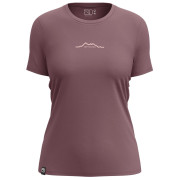 Dámske tričko Ortovox 150 Cool Mountain T-Shirt tmavofialová/ružová Chestnut