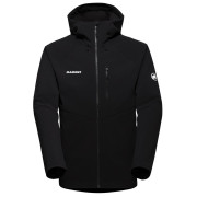 Pánska bunda Mammut Ultimate Comfort SO Hooded Jacket Men čierna black 0001