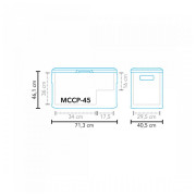 Chladiaci boxy Mestic Coolbox Compressor MCCP-45 AC/DC
