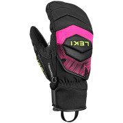 Lyžiarske rukavice Leki WCR Core TR Mitt čierna/ružová black-neonpink-neonyellow