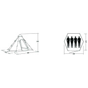 Stan Easy Camp Tipi Pixel