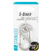 Pomocná karabína Nite Ize S-Biner Stainless Steel #2 strieborná Stříbrná