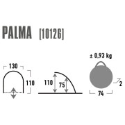 Prístrešok High Peak Palma