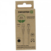 Nabíjací a dátový kábel Swissten USB-C/LIGHTNING