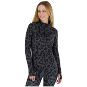 Dámske funkčné tričko Fundango Yade II Baselayer Top čierna/sivá scratch