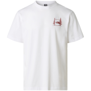 Pánske tričko The North Face Camping Relaxed Short Sleeve Tee-Graph biela TNF WHITE