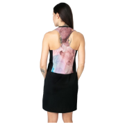 Dámske šaty Drexiss Fit Marble čierna/ružová