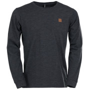 Pánske funkčné tričko Fundango Justin Longsleeve T-shirt čierna black heather