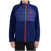 Detská mikina 4F Fleece M475 Cobalt tmavomodrá Cobalt