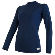 Dámske funkčné tričko s dl. rukávom Sensor Merino DF tmavomodrá deep blue