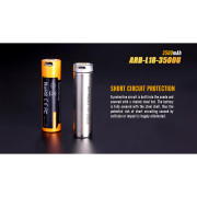 Dobíjacie batérie Fenix ​​18650 3500 mAh USB Li-ion