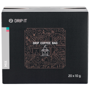 Káva Drip it Mix - Brazil, Nicaragua 20x10 g sivá šedá