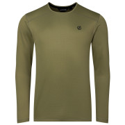 Pánske tričko Dare 2b Ventura Grid Crew Neck zelená MartiniOlive