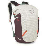 Batoh Osprey Transporter Zinch biela/červená mystery white/moody burgundy